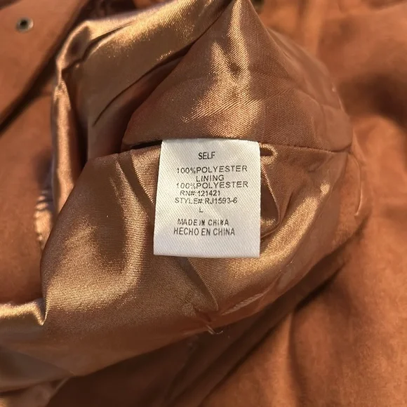 Ellison L Faux Suede Jacket - Picture 8 of 15